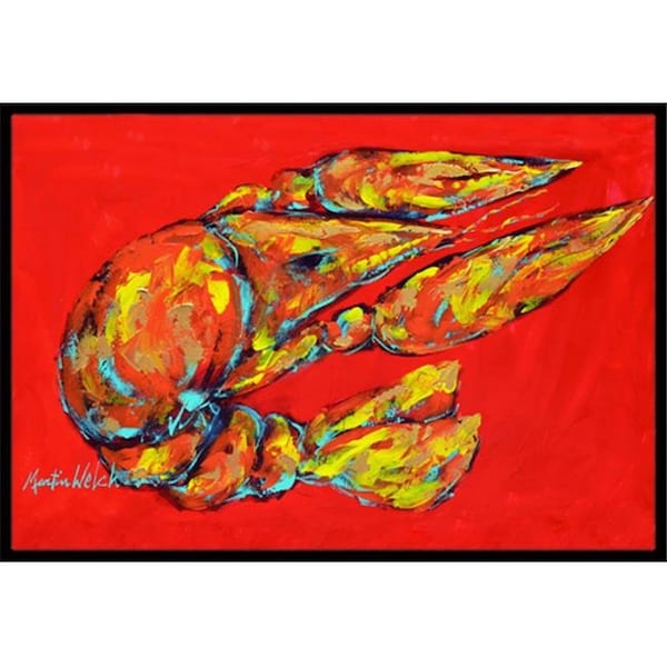 Carolines Treasures Carolines Treasures MW1151MAT 18 x 27 In. Reach for the Claws Indoor or Outdoor Mat MW1151MAT - main